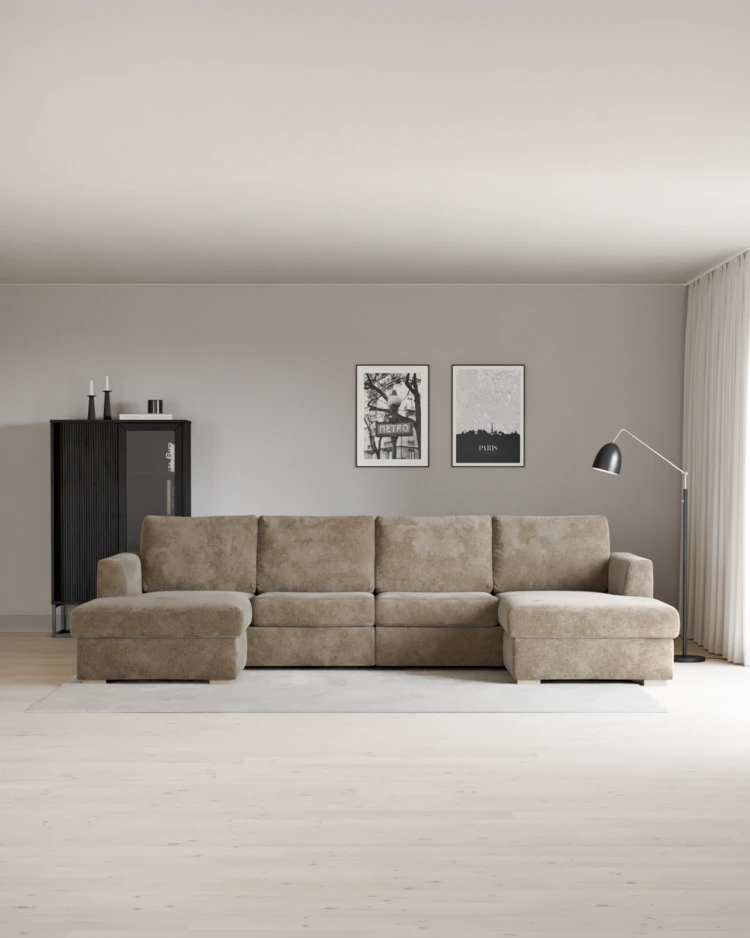 Friday - 2-sits soffa med två schäslonger - inspiration