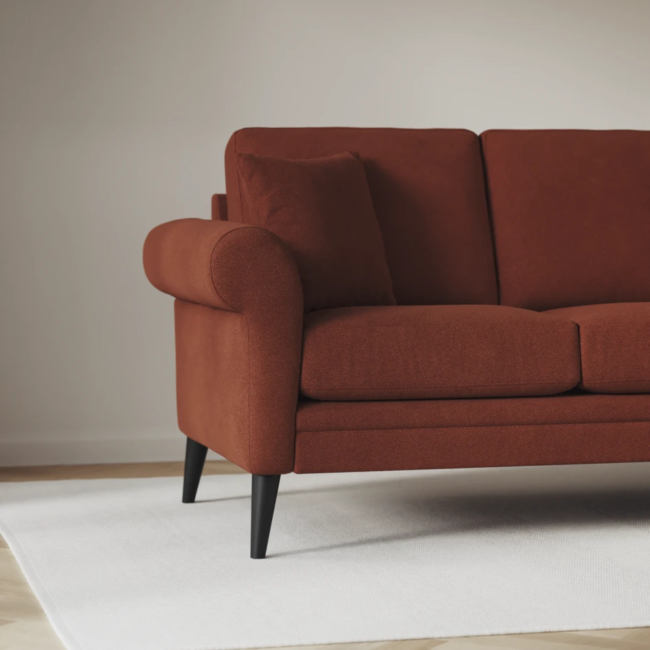 Eden - Hörnsoffa, 3+2-sits - Orange