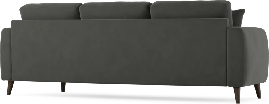 Eden - 3-sits soffa svängd - Grå