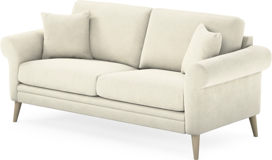 Eden - 2,5-sits soffa - Vit