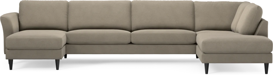 Bridge - 3-sits soffa med schäslong vänster och divan höger - Beige