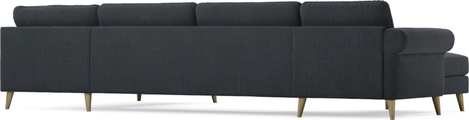 Bridge - 3-sits soffa med schäslong vänster och divan höger - Blå