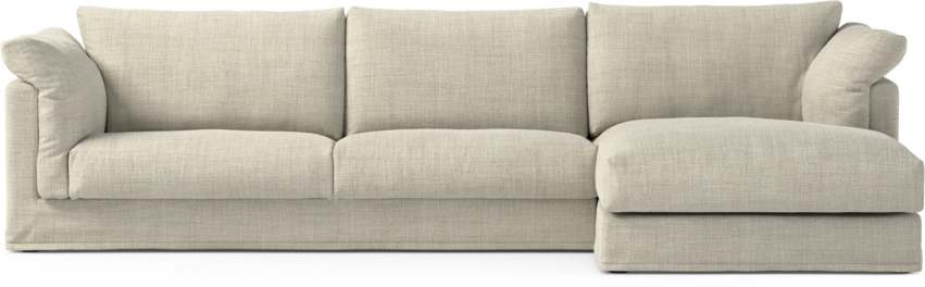 Cherrie Klädsel - Klädsel till 3-sits med schäslong höger - Beige