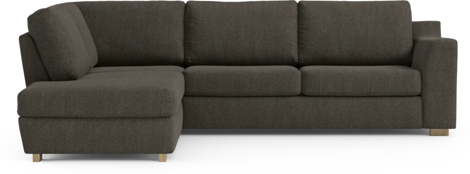 Friday - 2,5-sits soffa med divan vänster - Brun