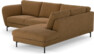 Madison - 2-sits soffa med divan höger - Brun