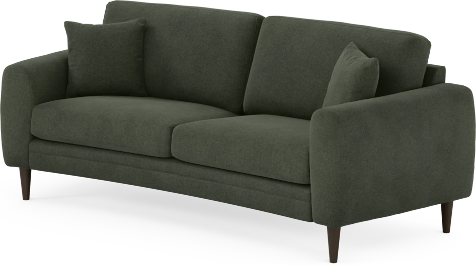 Eden - 2,5-sits soffa svängd - Grön