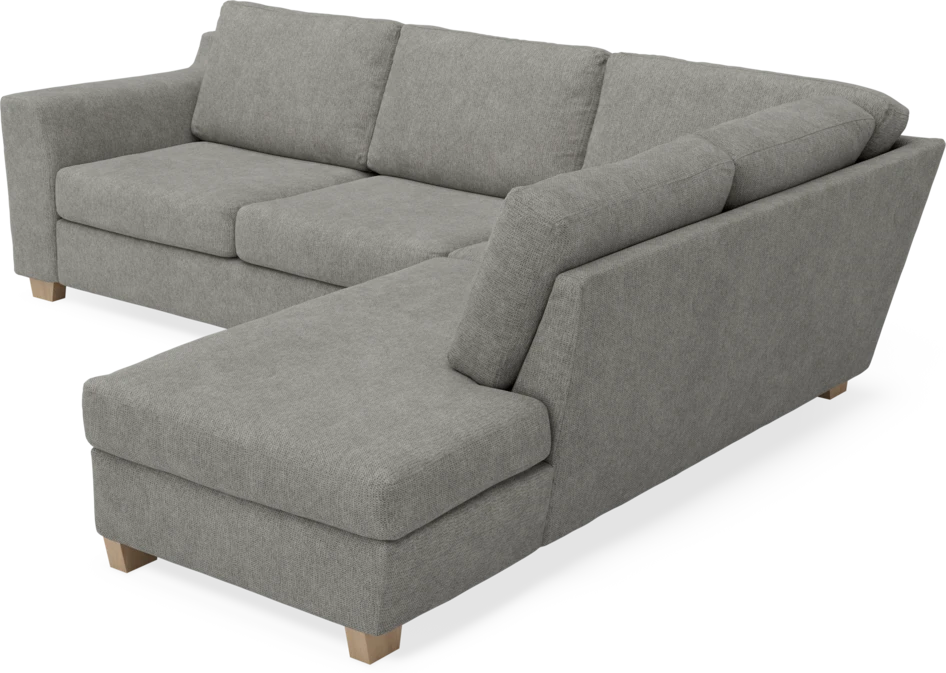 Friday - 2,5-sits soffa med divan höger - Grå