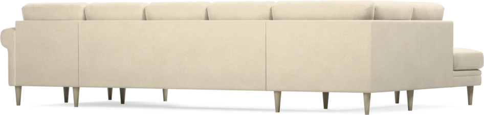 Eden - 3-sits soffa med divan vänster och schäslong höger - Beige
