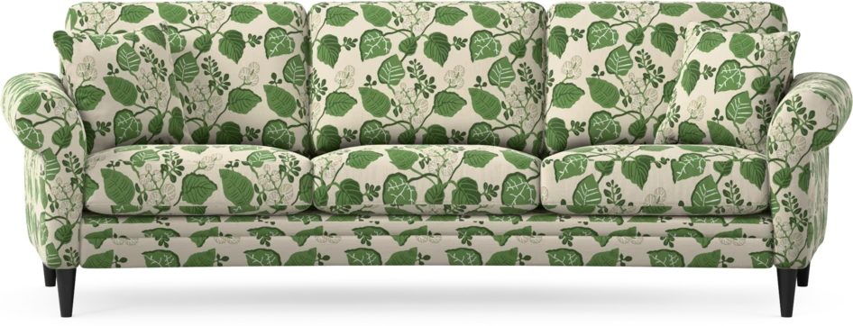 Eden - 3-sits soffa svängd - Flerfärgad