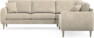 Eden - Hörnsoffa, 2,5+2,5-sits - Beige