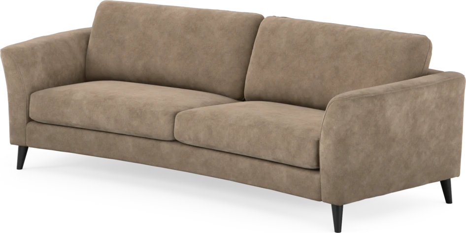 Bridge - 3-sits soffa svängd - Beige