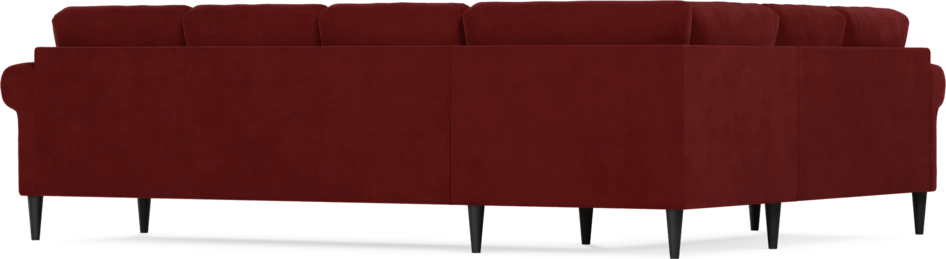 Eden - Hörnsoffa, 2+3-sits - Röd