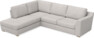 Friday - 2,5-sits soffa med divan vänster - Grå