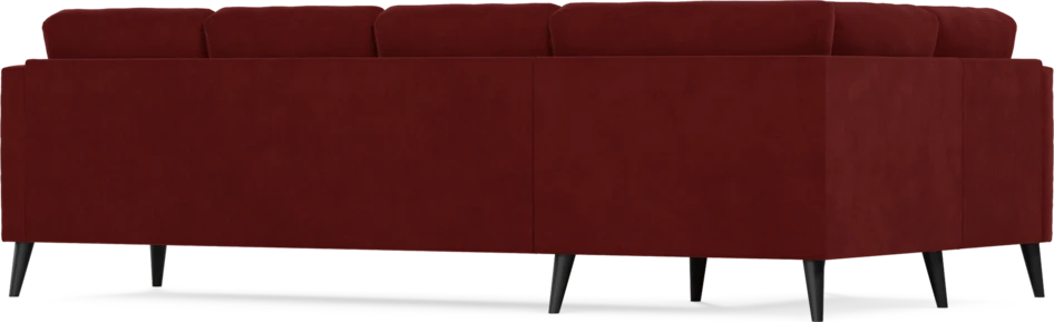 Eden - Hörnsoffa, 1+3-sits - Röd