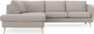 Madison - 2-sits soffa med divan vänster - Beige