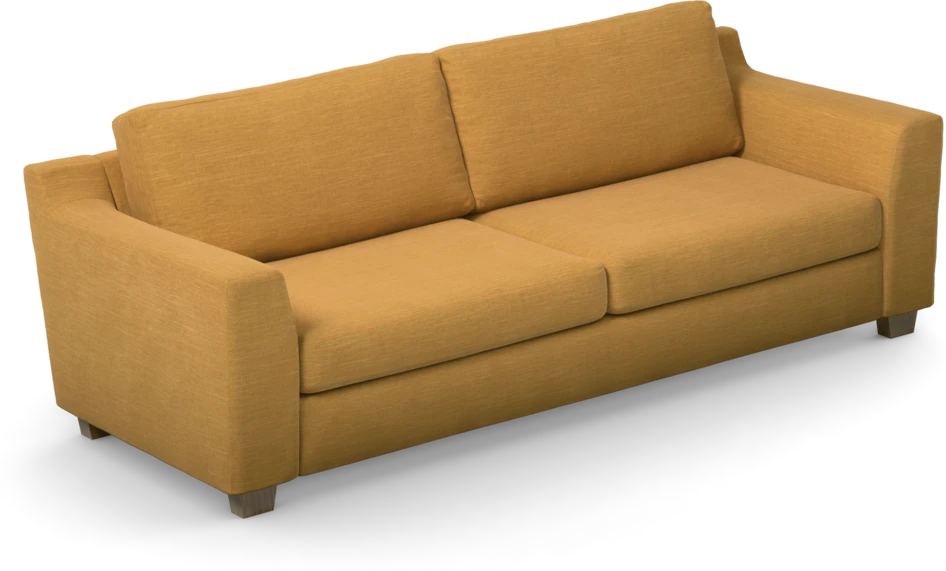 Friday - 3-sits soffa - Gul