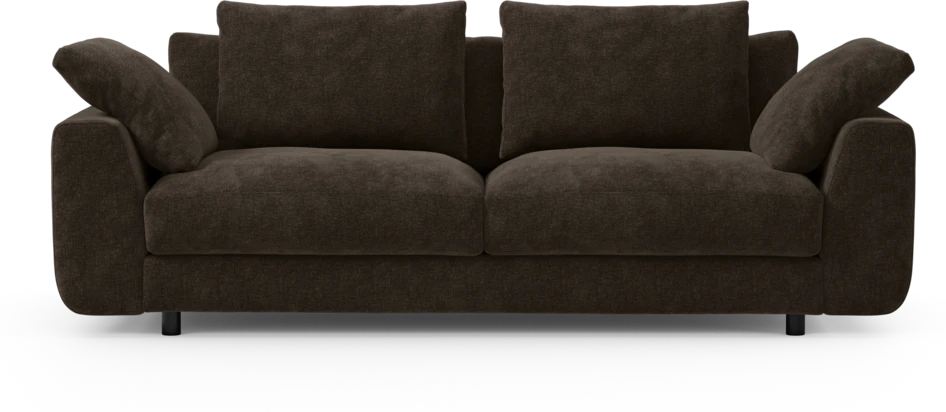 Amie - 3-sits soffa - Brun