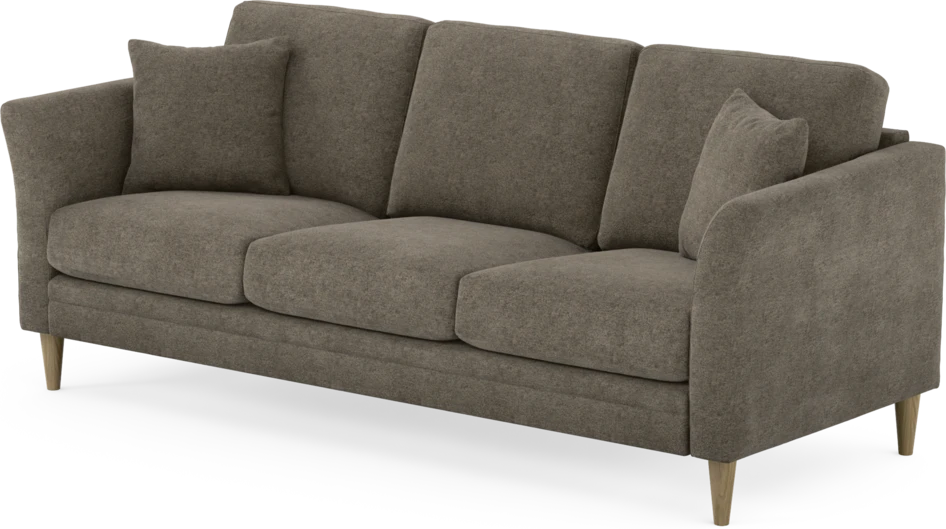 Eden - 3-sits soffa - Brun