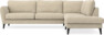 Bridge - 3-sits soffa med divan höger - Beige