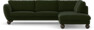 Madison Lux - 3-sits soffa med divan höger - Grön