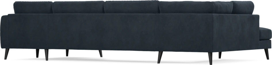 Bridge - 3-sits soffa med divan vänster och schäslong höger - Blå