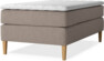 Delux Dream - Kontinentalsäng, enkelsäng med bäddmadrass - Beige