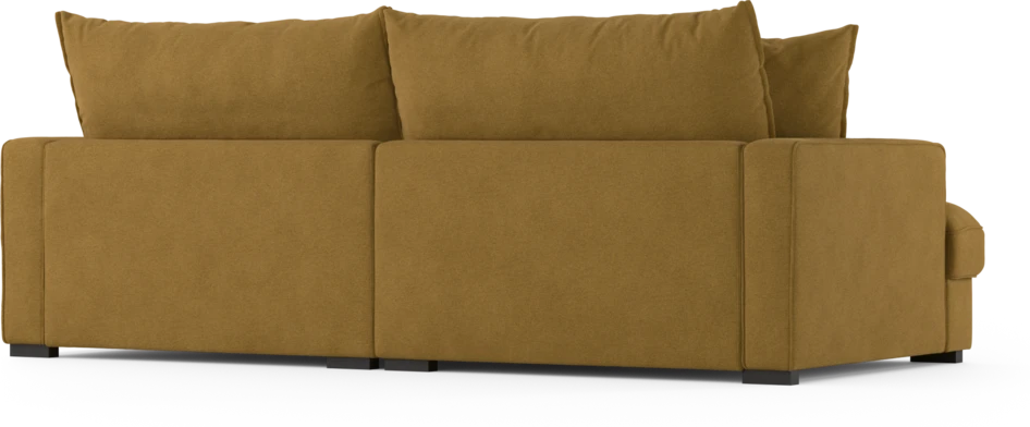Rossi - 3-sits soffa, hel dyna - Gul