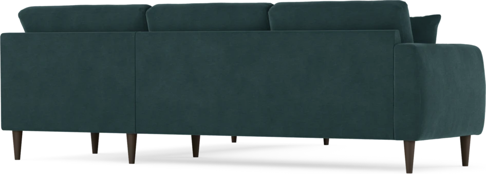 Eden - Hörnsoffa, 2,5+2,5-sits - Blå