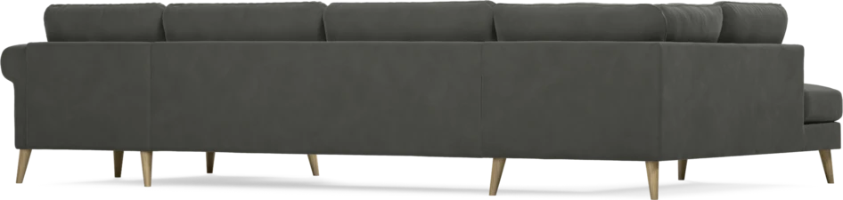 Bridge - 3-sits soffa med divan vänster och schäslong höger - Grå