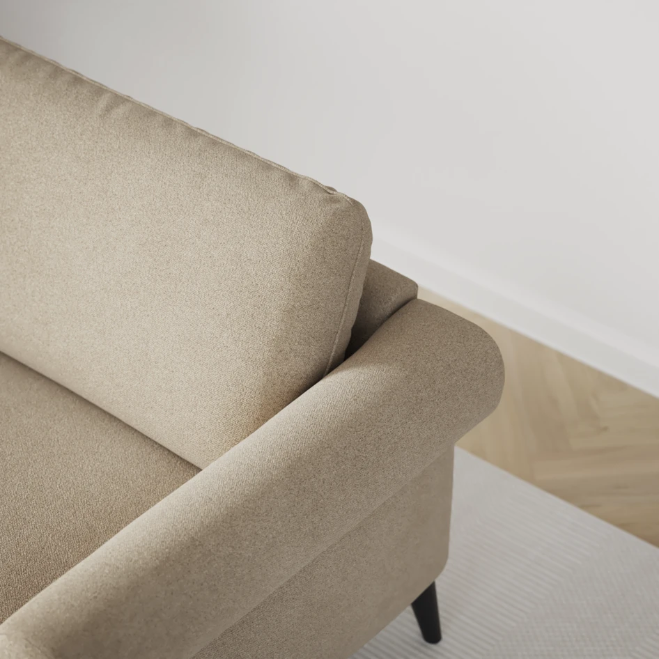 Bridge - Hörnsoffa, 3+3-sits - Beige