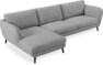 Madison Lux - 3-sits soffa med schäslong vänster - Vit