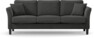 Eden - 3-sits soffa - Svart