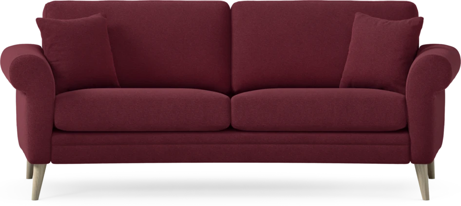 Eden - 2,5-sits soffa svängd - Röd