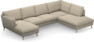 Madison Lux - 2-sits soffa med schäslong vänster och divan höger - Beige