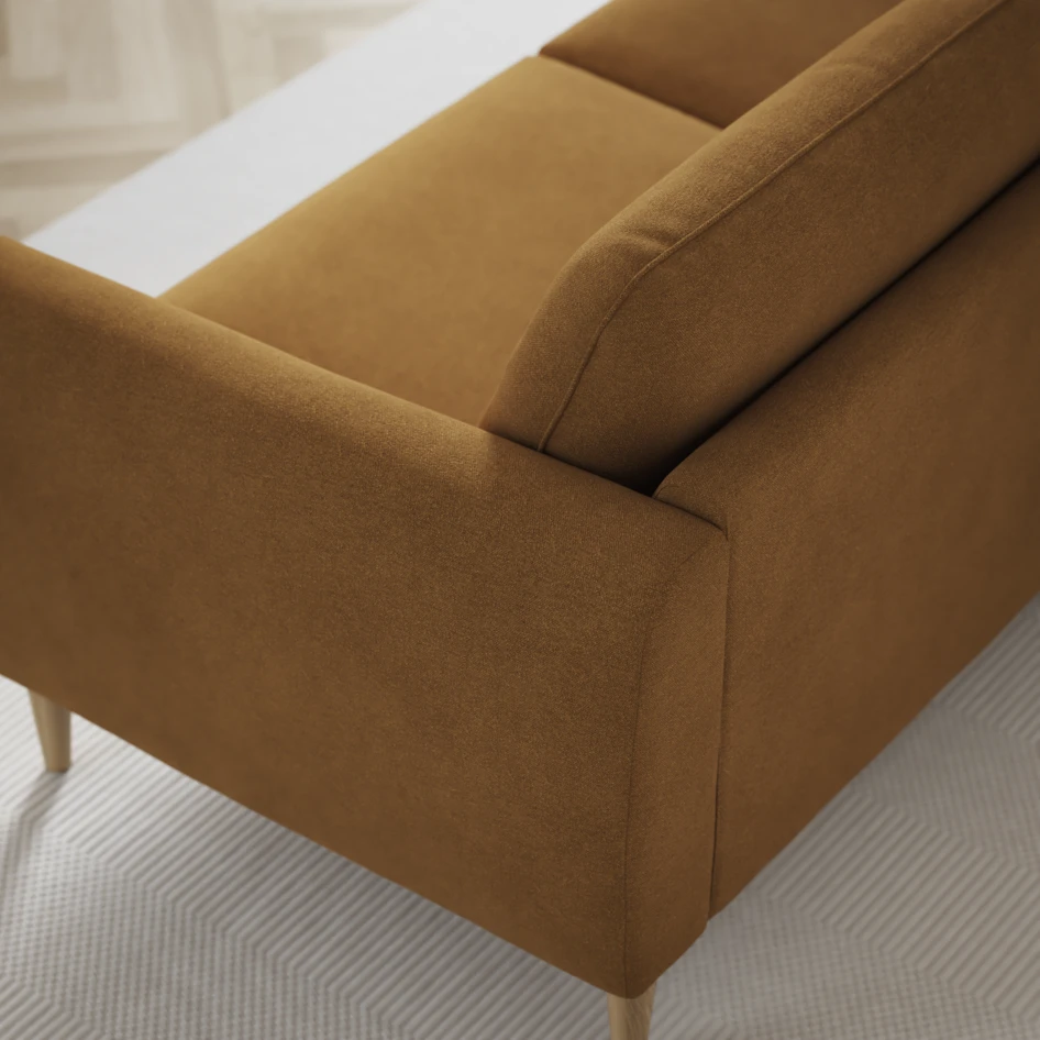 Bridge - 2-sits soffa - Gul