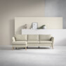 County - 3-sits soffa med flyttbar schäslong - Beige