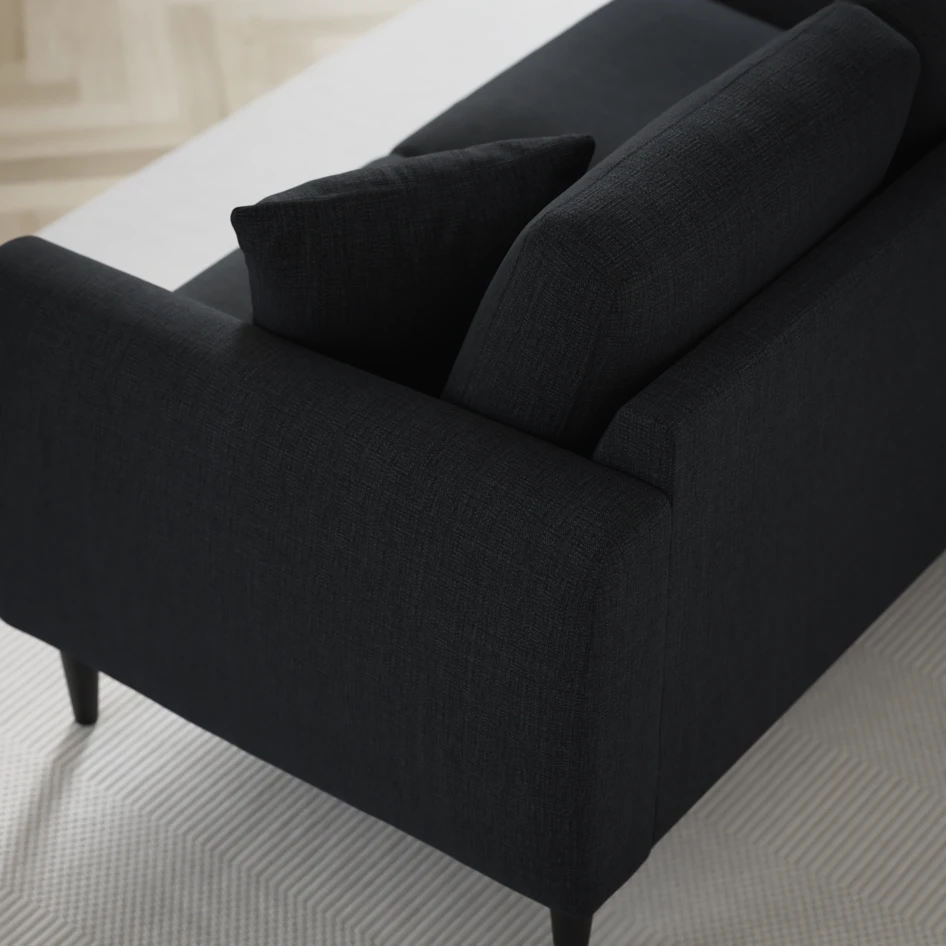 Eden - 2,5-sits soffa svängd - Blå