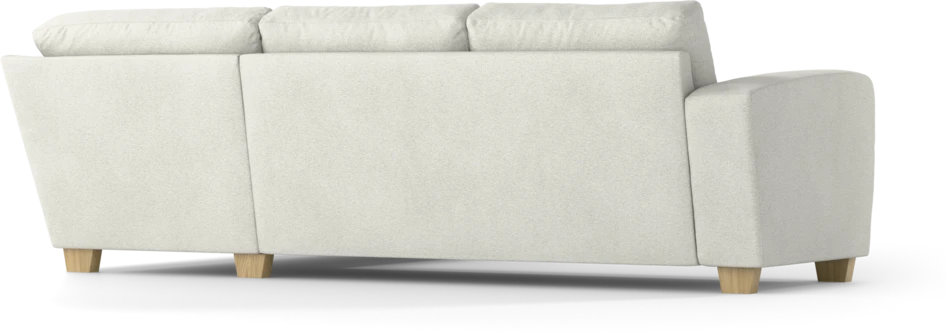 Friday - 2,5-sits soffa med divan höger - Vit