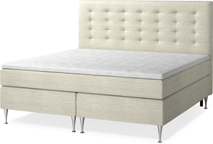 New York, Kontinentalsäng, dubbelsäng med bäddmadrass och sänggavel trensad