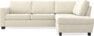 Friday - 2,5-sits soffa med divan höger - Beige