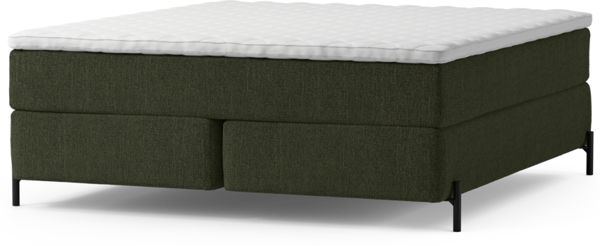 Delux Dream - Kontinentalsäng, dubbelsäng med bäddmadrass och sängben