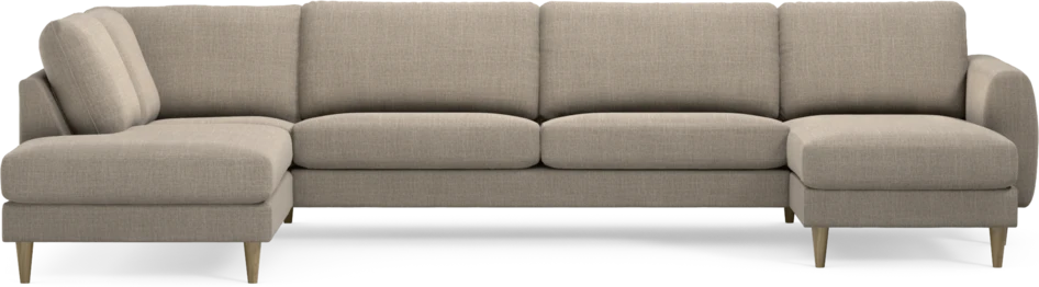 Bridge - 3-sits soffa med divan vänster och schäslong höger - Beige