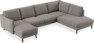 Madison Lux - 2-sits soffa med schäslong vänster och divan höger - Beige