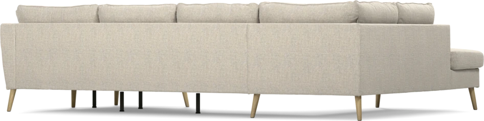 County - 3-sits soffa med divan vänster och schäslong höger - Beige
