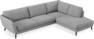 Madison Lux - 3-sits soffa med divan höger - Vit