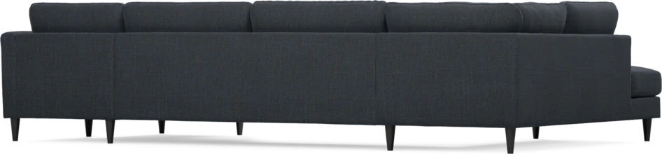 Bridge - 3-sits soffa med divan vänster och schäslong höger - Blå