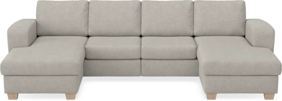 Friday - 2-sits soffa med två schäslonger - Beige