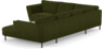 Madison Lux - Hörnsoffa med schäslong höger - Grön