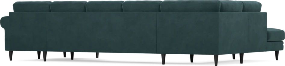 Eden - 3-sits soffa med divan vänster och schäslong höger - Blå