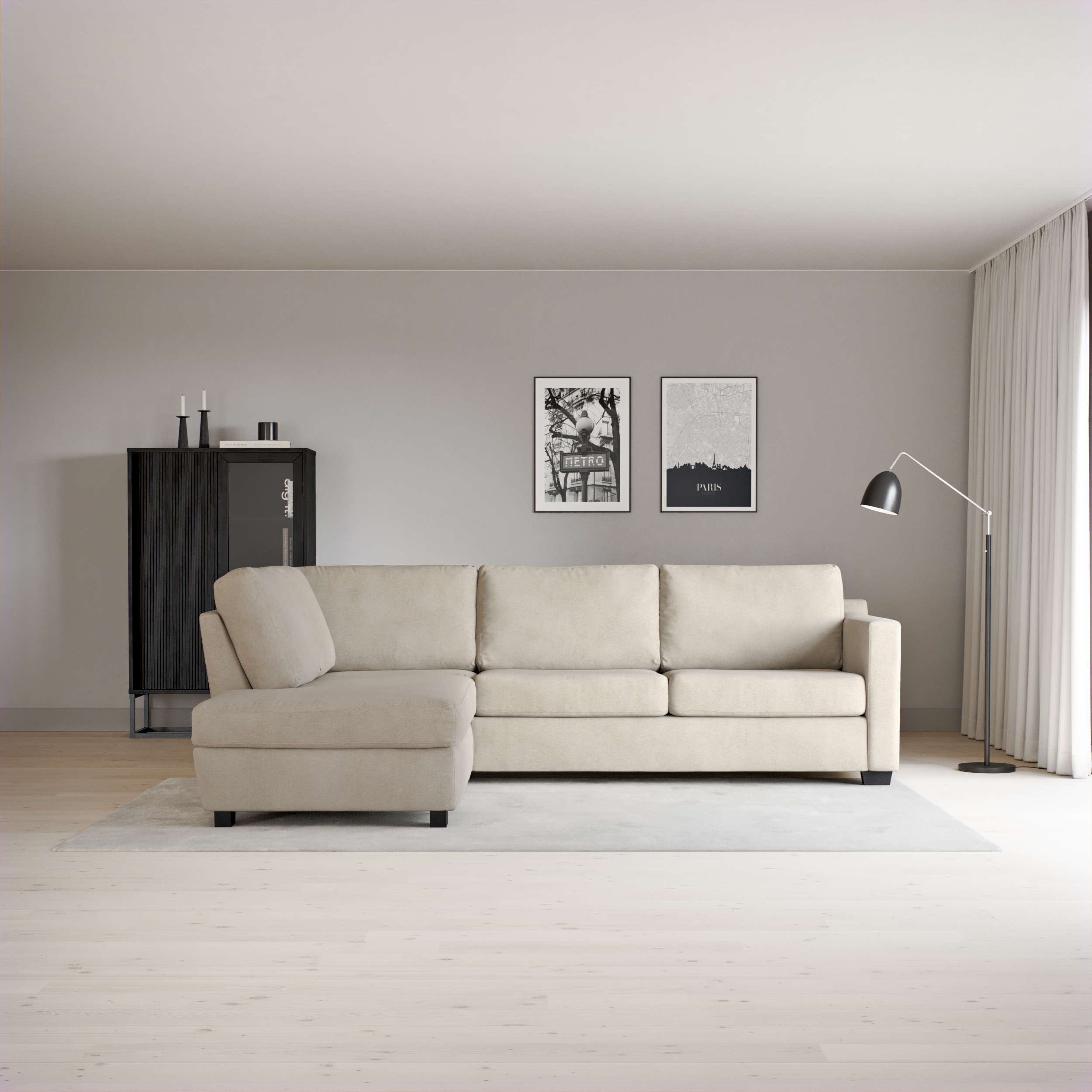 Friday - 2,5-sits soffa med divan vänster - inspiration